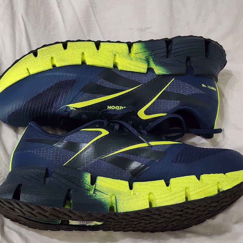 Reebok FloatZig Work Comp Toe Blue/Lime‎ Mens Siz… - image 11